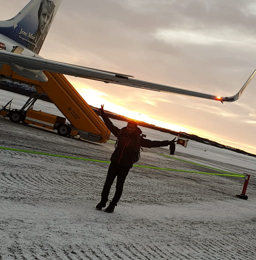 At Kiruna Airport